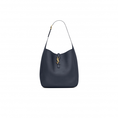 YSL LE 5 À 7 SUPPLE LARGE IN GRAINED LEATHER 753837AAAUQ4100 (30*31*13cm)